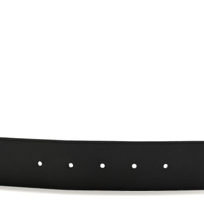 Gucci Textured Dollar Calfskin Criss-Cross Double G Memorable Buckle 40mm Belt 85 34 Black 4 of 7