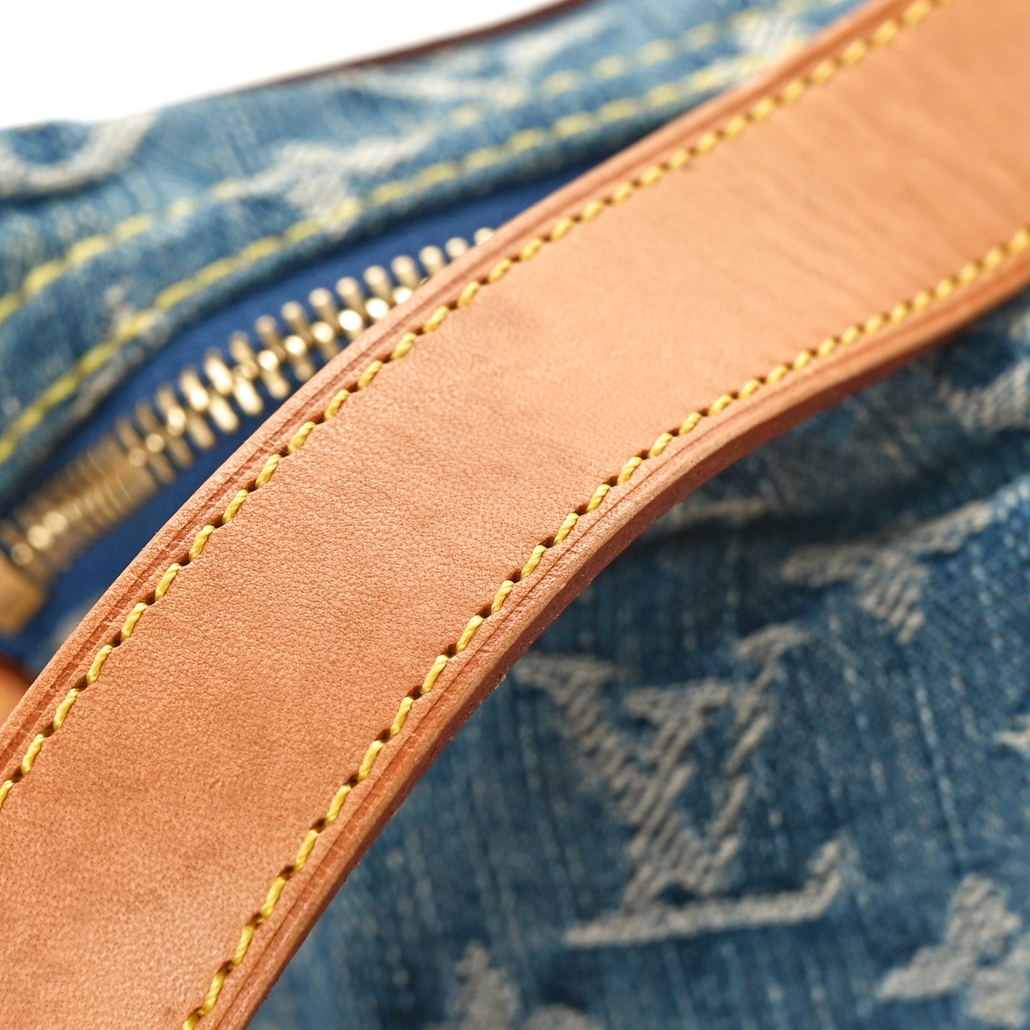 Louis Vuitton Monogram Denim Baggy PM Blue 10 of 11