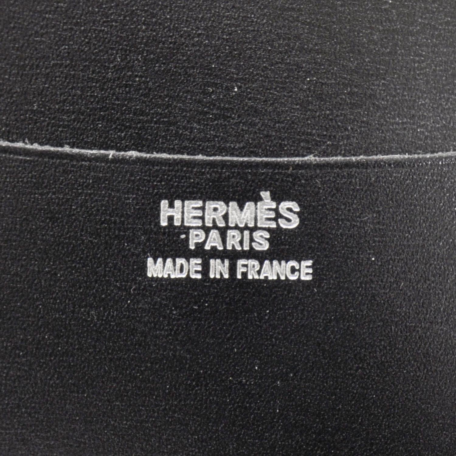 Hermes Leather Adaptable Annual Agenda w Refill Black 6 of 7