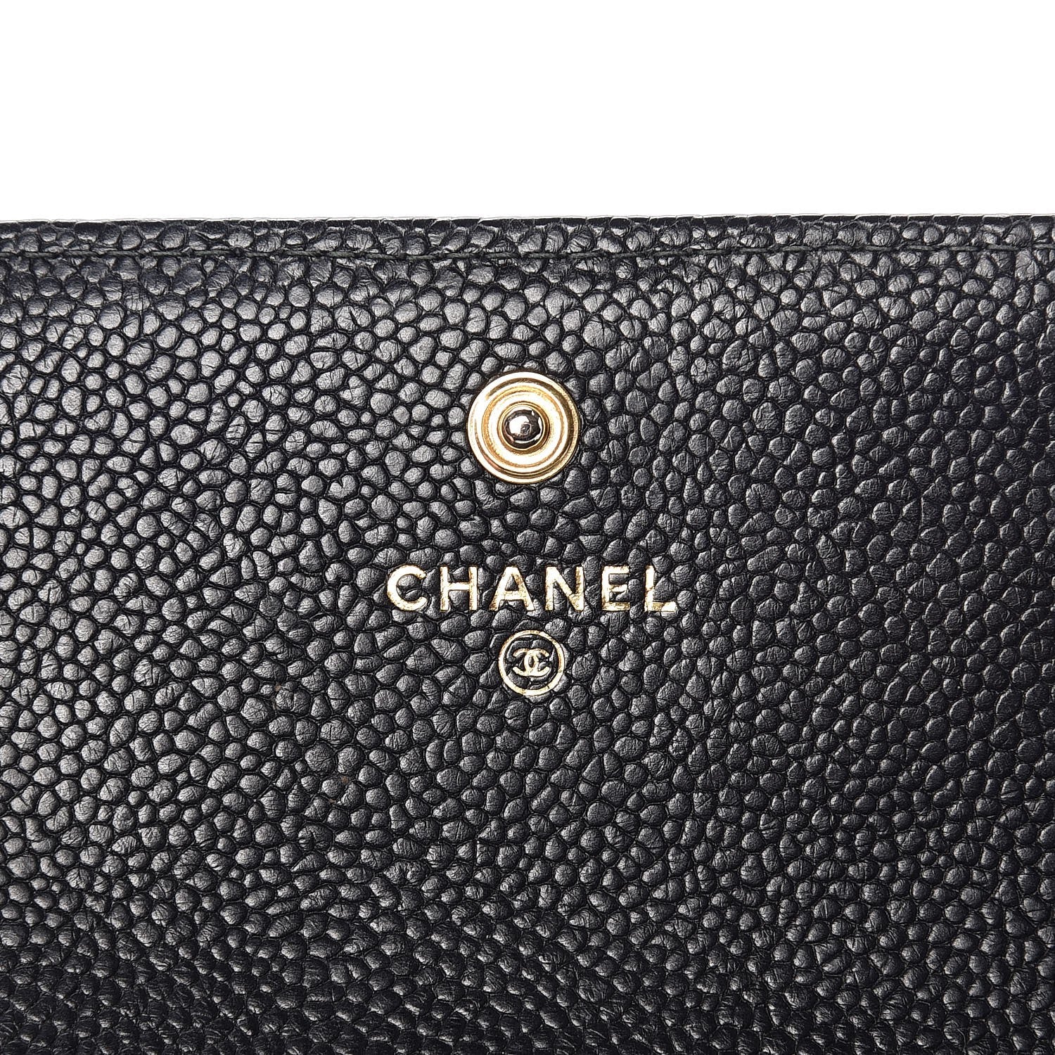 Chanel Caviar Quilted Large Boy Gusset Flap Wallet Black 6 of 11