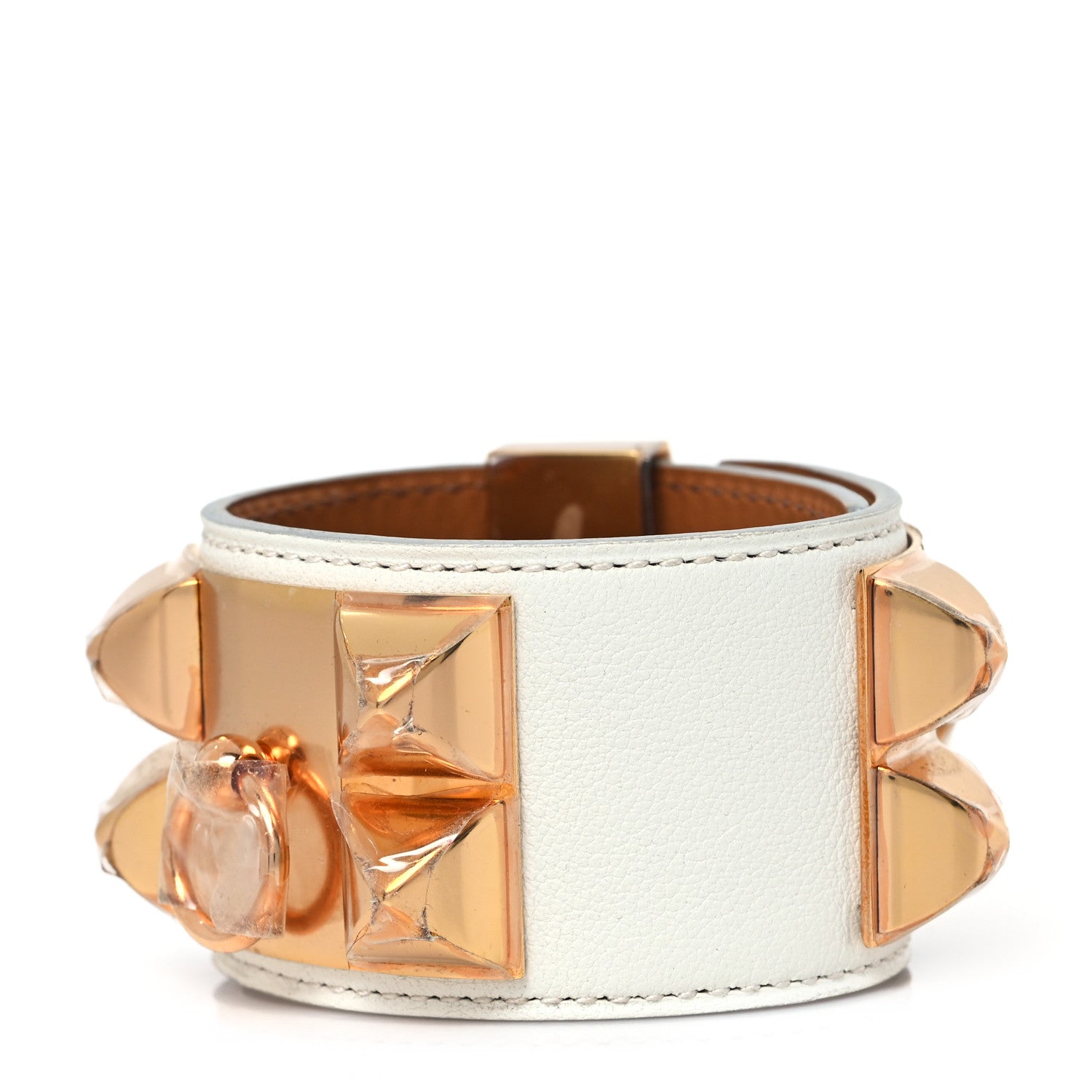 Hermes Chevre Chamkila Collier De Chien CDC Bracelet T2 1 of 6