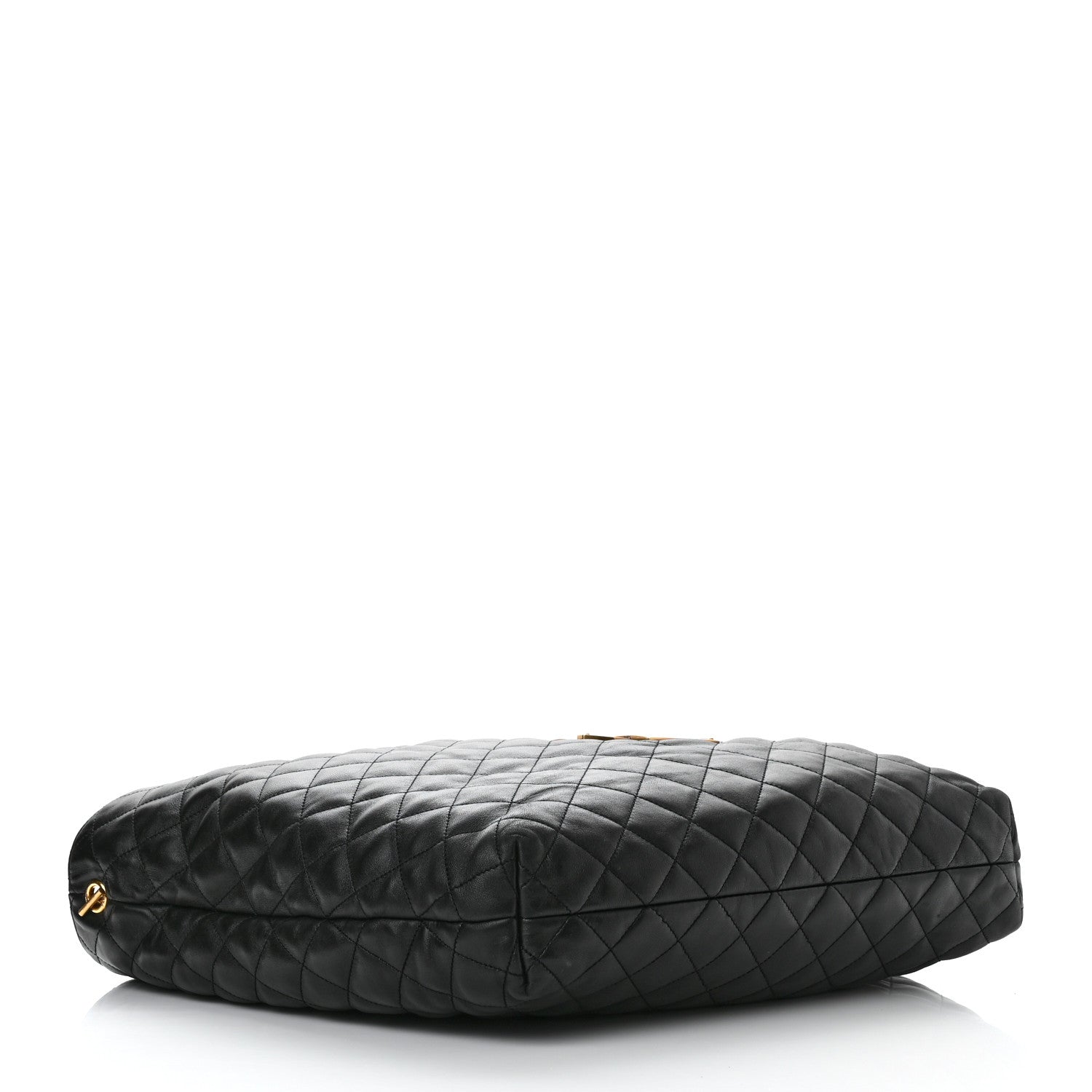 Saint Laurent Lambskin Quilted Maxi Icare Shopping Tote Black 5 of 10