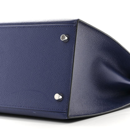 Hermes Epsom Kelly Sellier 35 Bleu Saphir 10 of 13