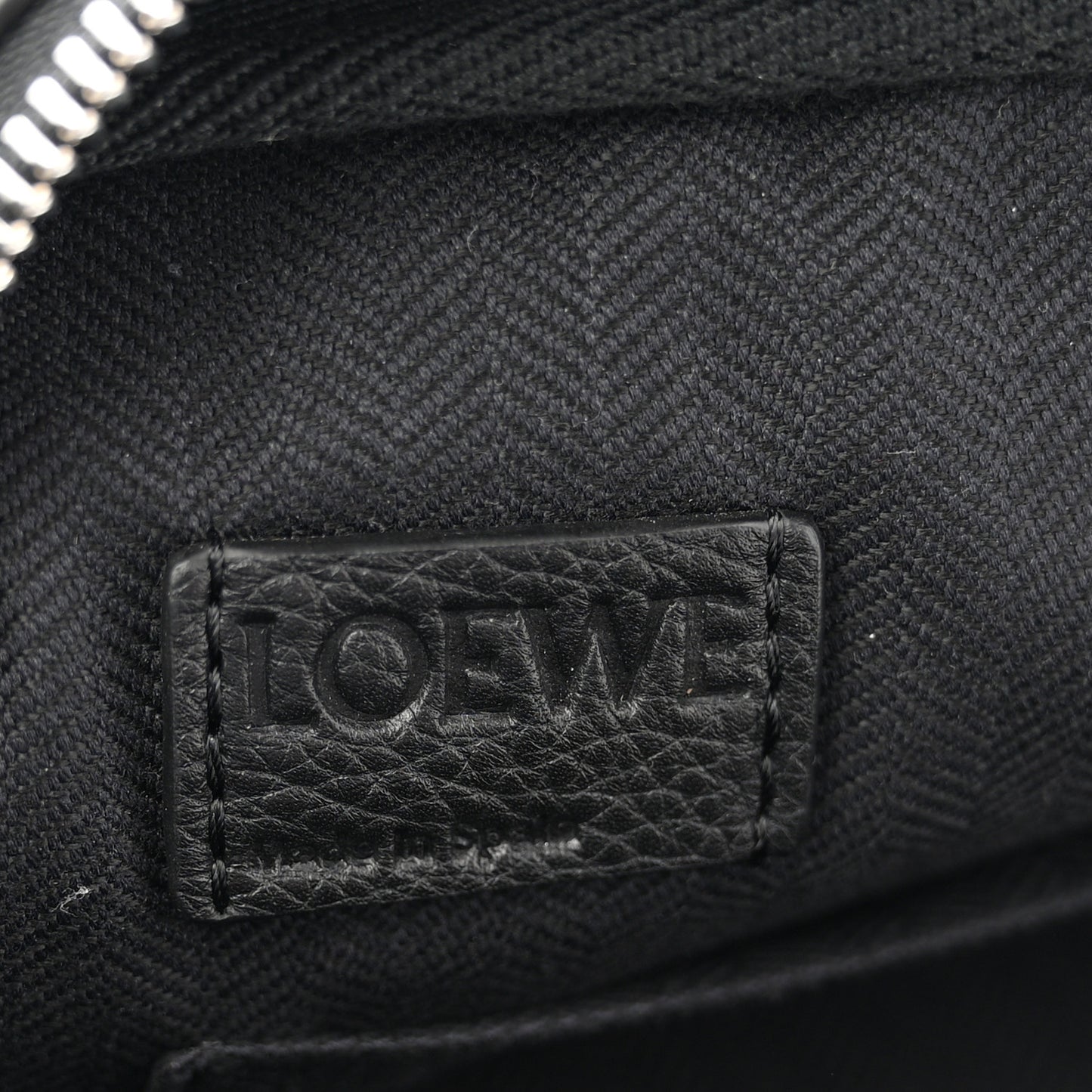 Soft Grained Calfskin XS Military Messenger Bag Black
