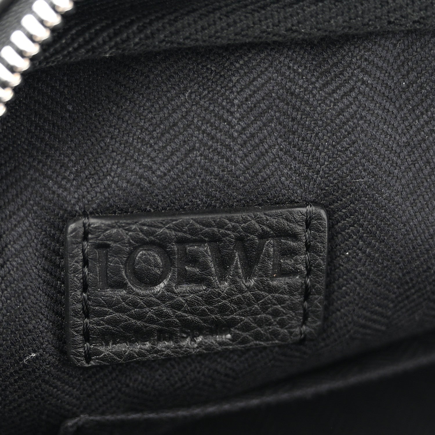 Loewe Soft Grained Calfskin XS Military Messenger Bag Black 6 of 11