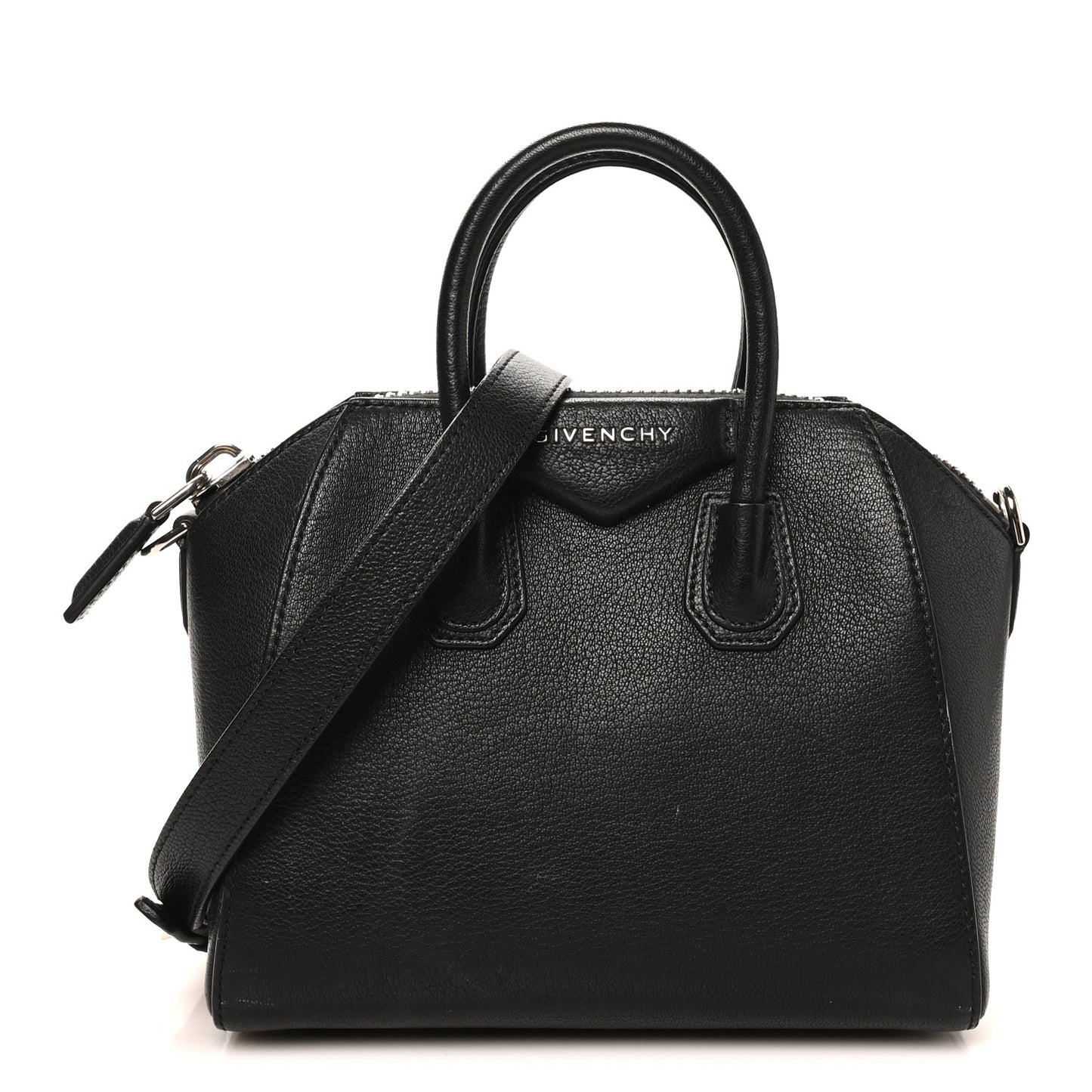 Sugar Goatskin Mini Antigona Black