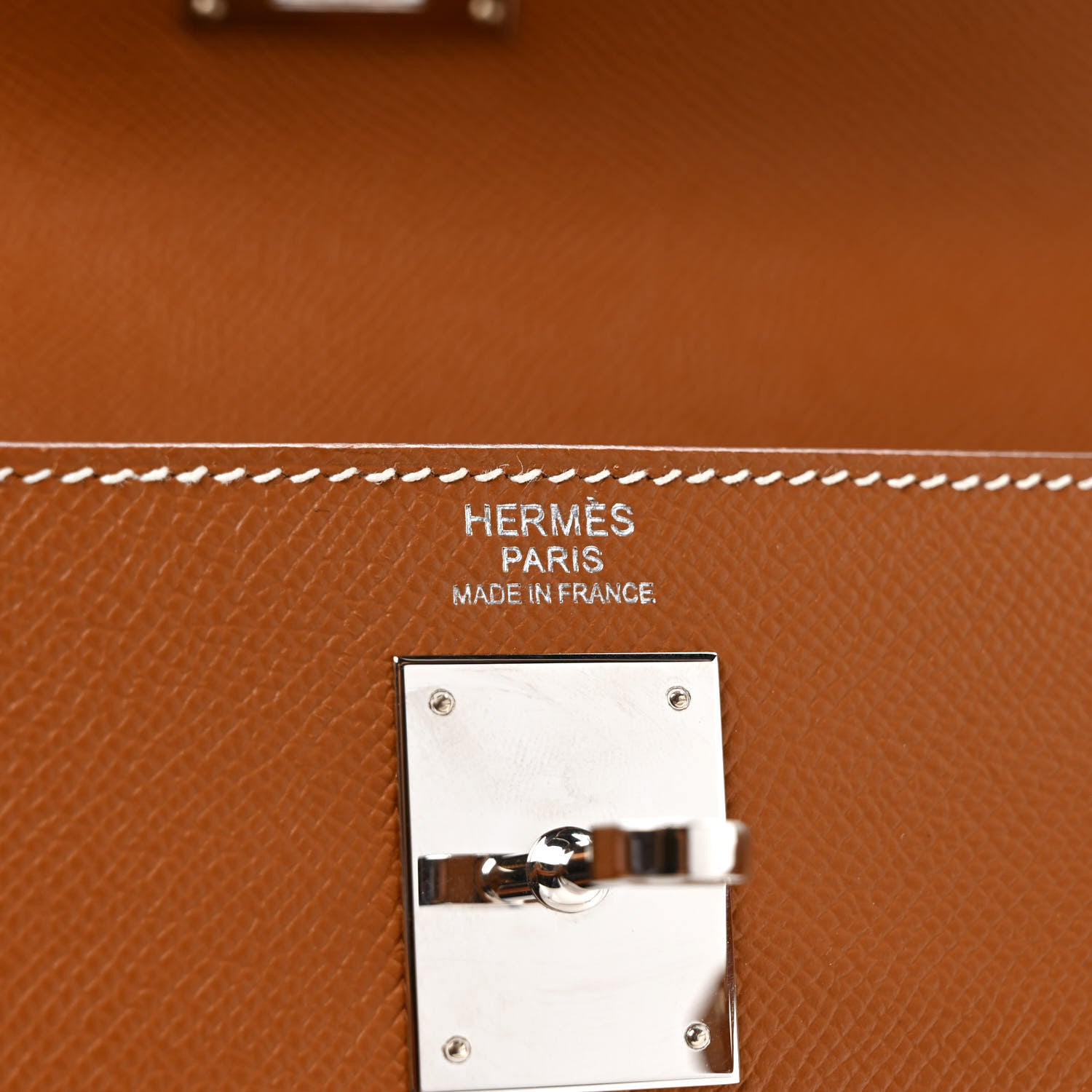 Hermes Epsom Kelly Sellier 32 Gold 5 of 9