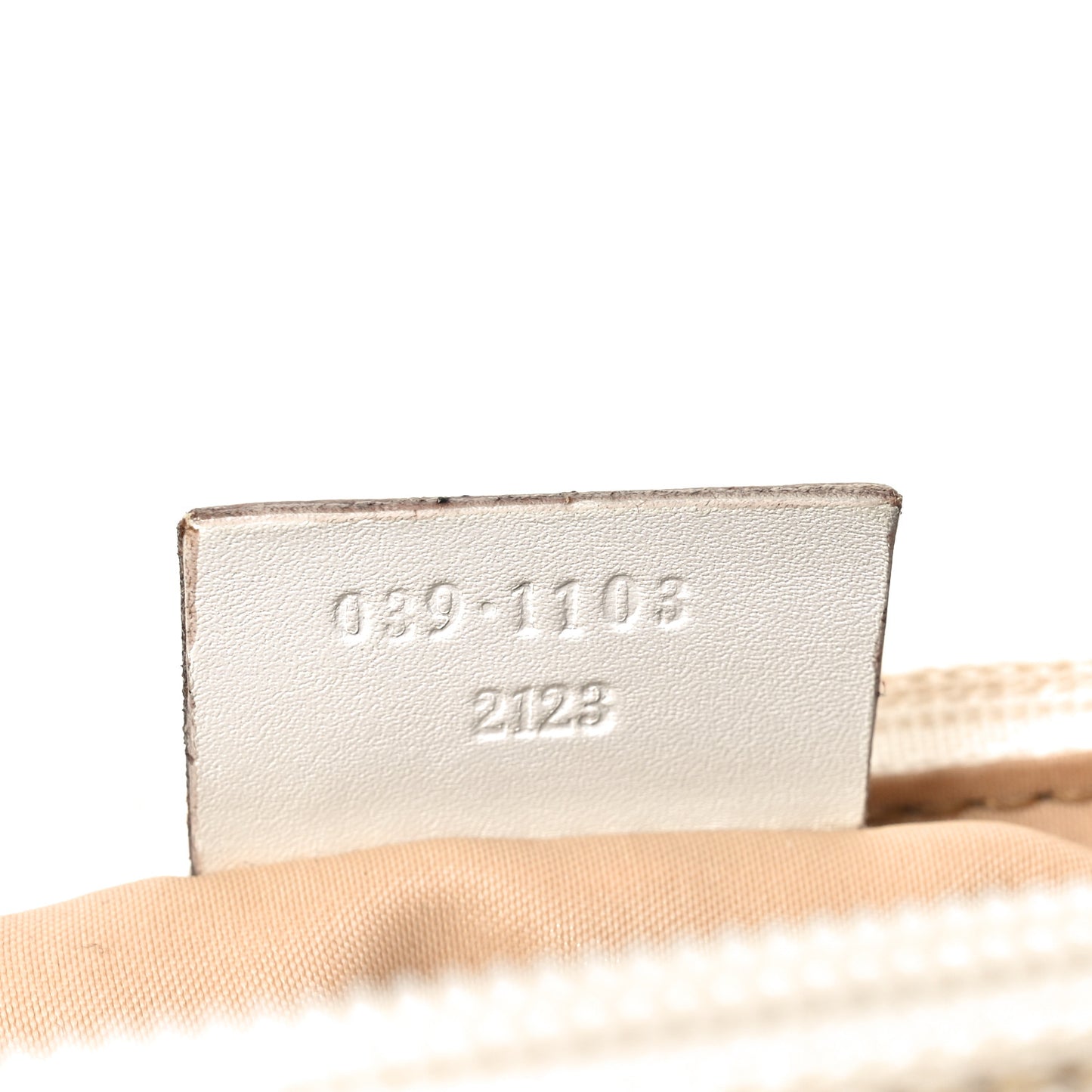 Monogram Boat Pochette White