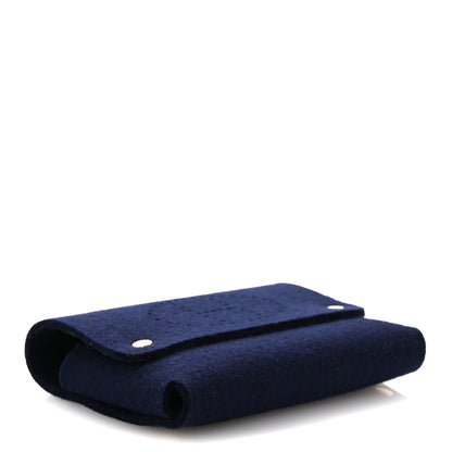 Hermes Felt Mises et Relances Playing Cards Holder Marine 4 of 6