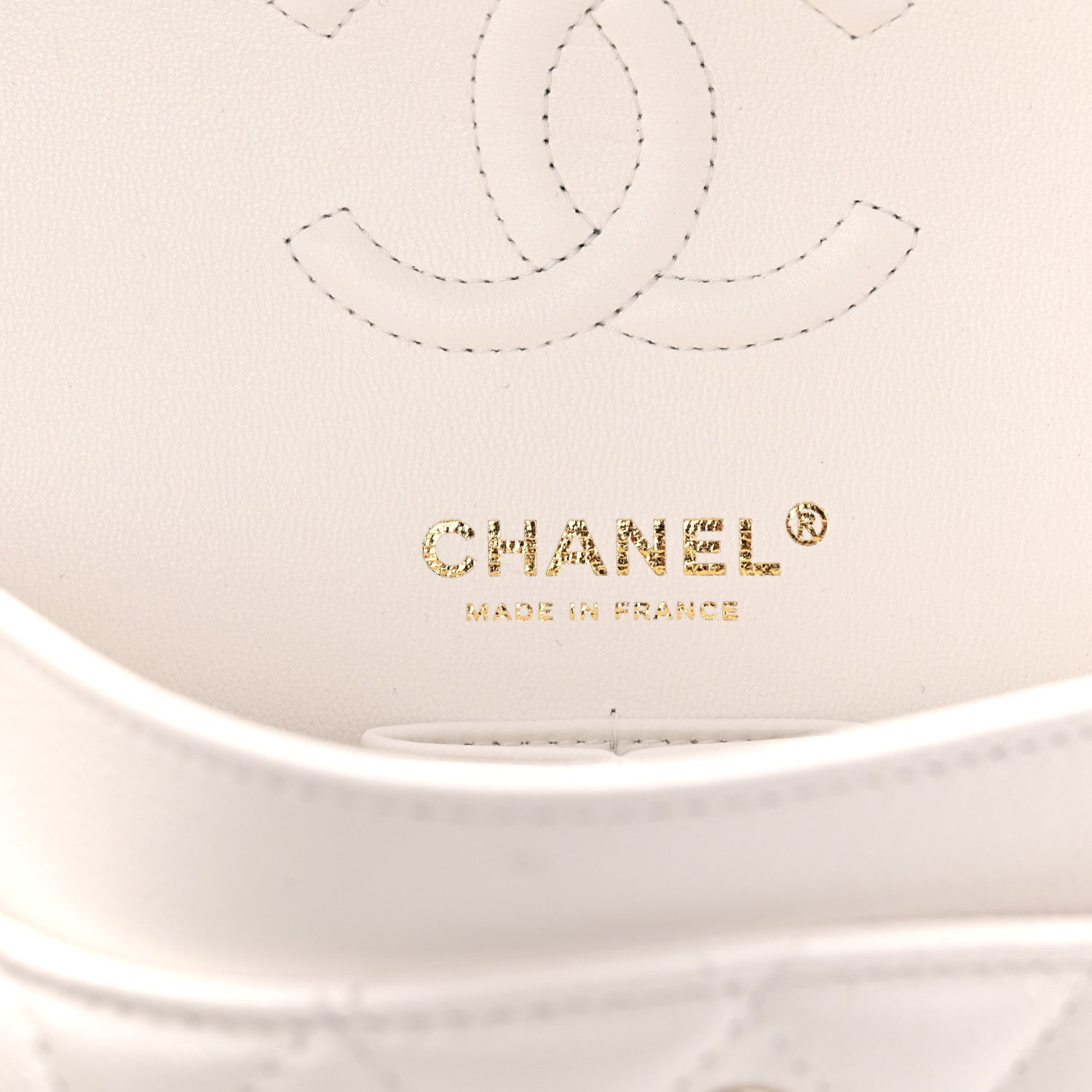 Chanel Caviar Quilted Small Double Flap White 6 of 11