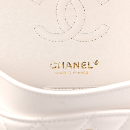 Chanel Caviar Quilted Small Double Flap White 6 of 11