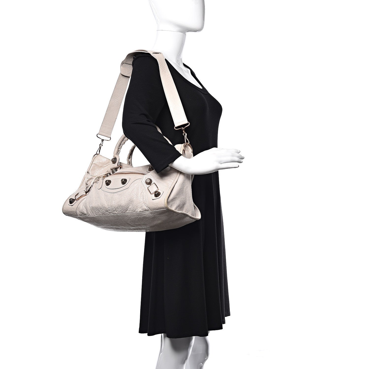 Balenciaga Agneau Giant 21 Rose Gold Hardware Part Time Nacre 2 of 19