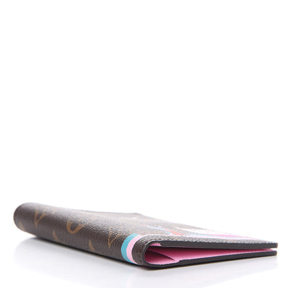 Louis Vuitton Monogram 2016 Christmas Animation Passport Cover Rose Ballerine 4 of 8