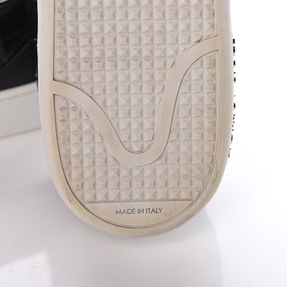 Louis Vuitton Calfskin Crocodile Embossed Frontrow Sneakers 37.5 Black 13 of 13