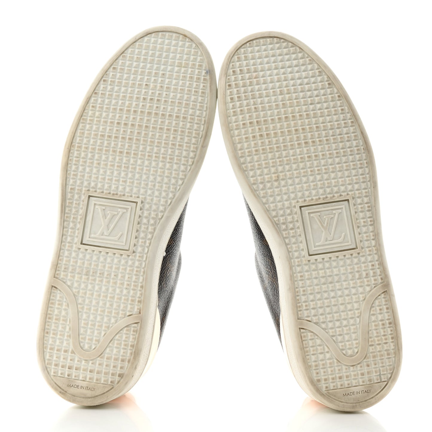 Patent Monogram Frontrow Sneakers 36 Rose Gold