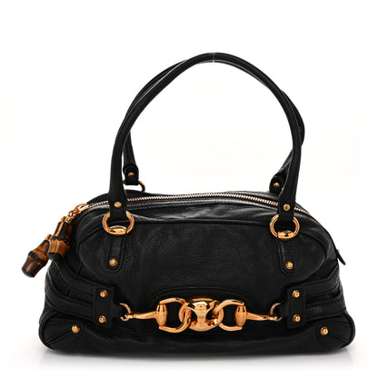 Gucci Calfskin Medium Wave Boston Black 1 of 10