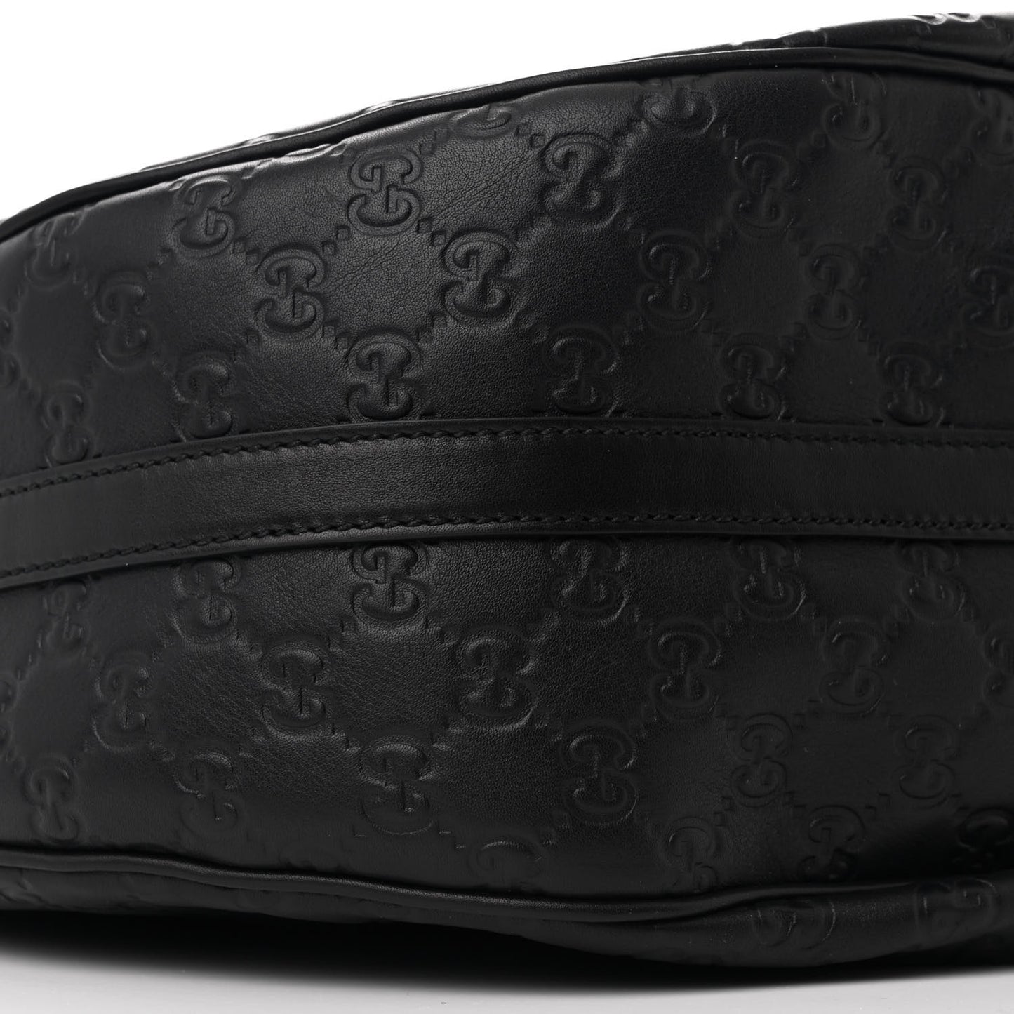 Guccissima Large GG Twins Hobo Black