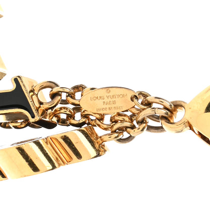 Louis Vuitton Fleur De Monogram Bag Charm Dore 3 of 4