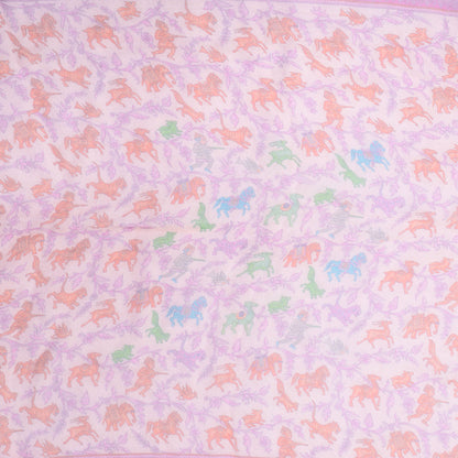 Hermes Silk Mousseline Chasse En Inde Scarf 140 1 of 5