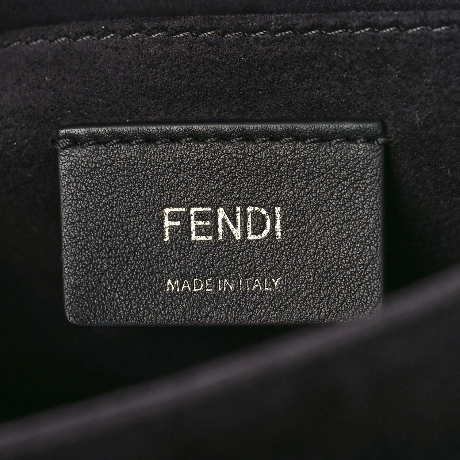 Fendi Velvet Vitello Dolce Fun Fair Kan I Shoulder Bag Tobacco Multicolor Black 6 of 8