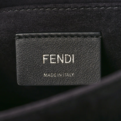 Fendi Velvet Vitello Dolce Fun Fair Kan I Shoulder Bag Tobacco Multicolor Black 6 of 8