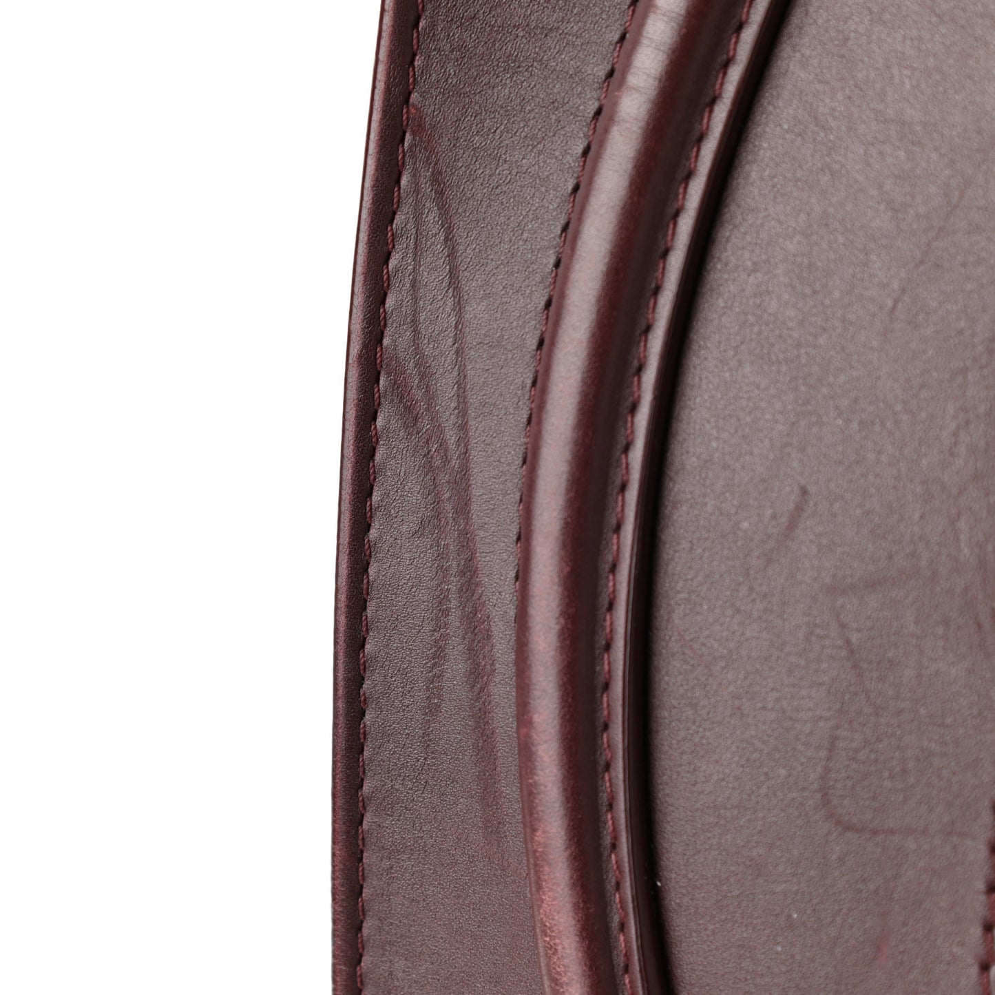 Smooth Calfskin Small Luggage Burgundy
