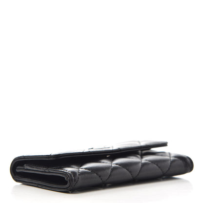 Chanel Lambskin Quilted Flap Card Holder Black 4 of 8