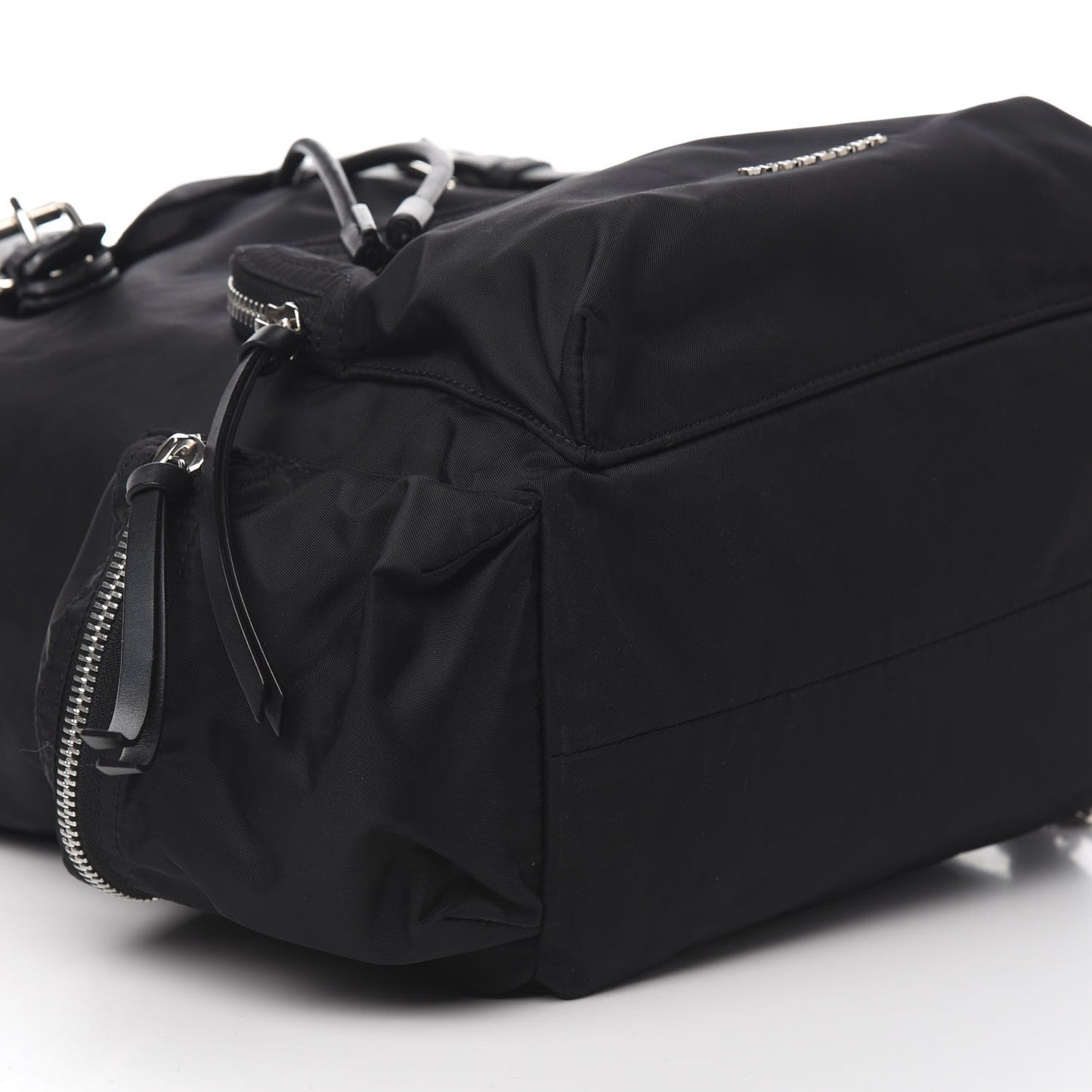 Technical Nylon Large Rucksack Backpack Black