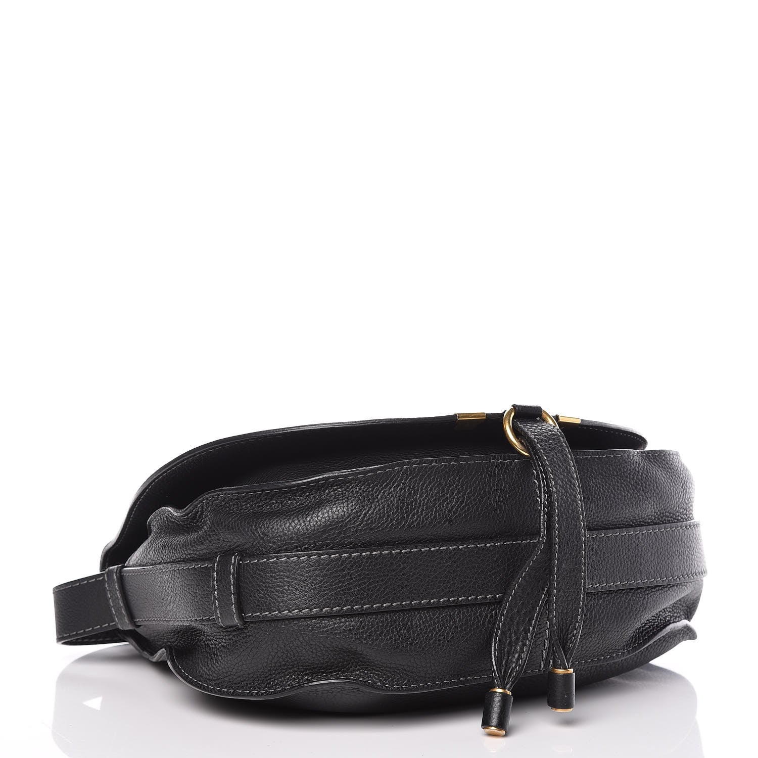 Chloe Calfskin Medium Marcie Round Crossbody Bag Black 4 of 11