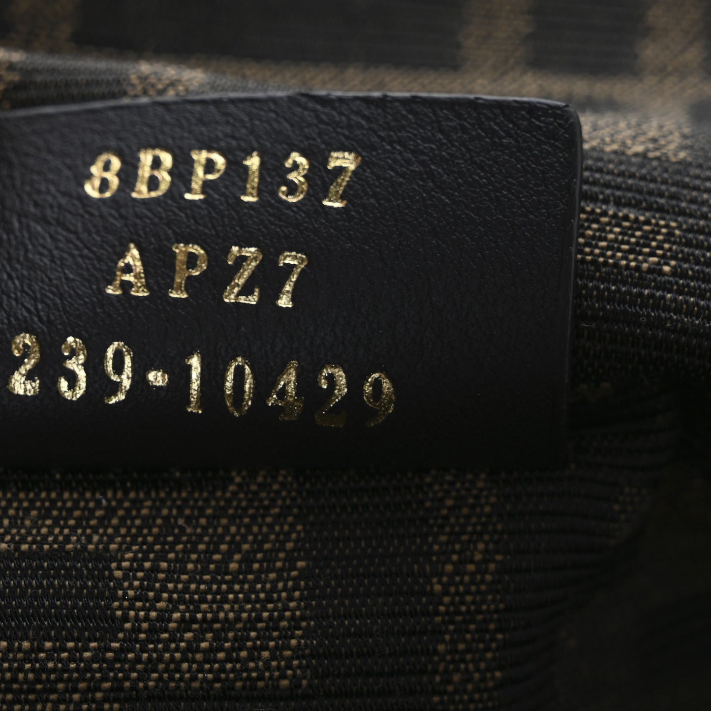 Shearling Shiny Nappa FF Midi Fendi First Real Ebano