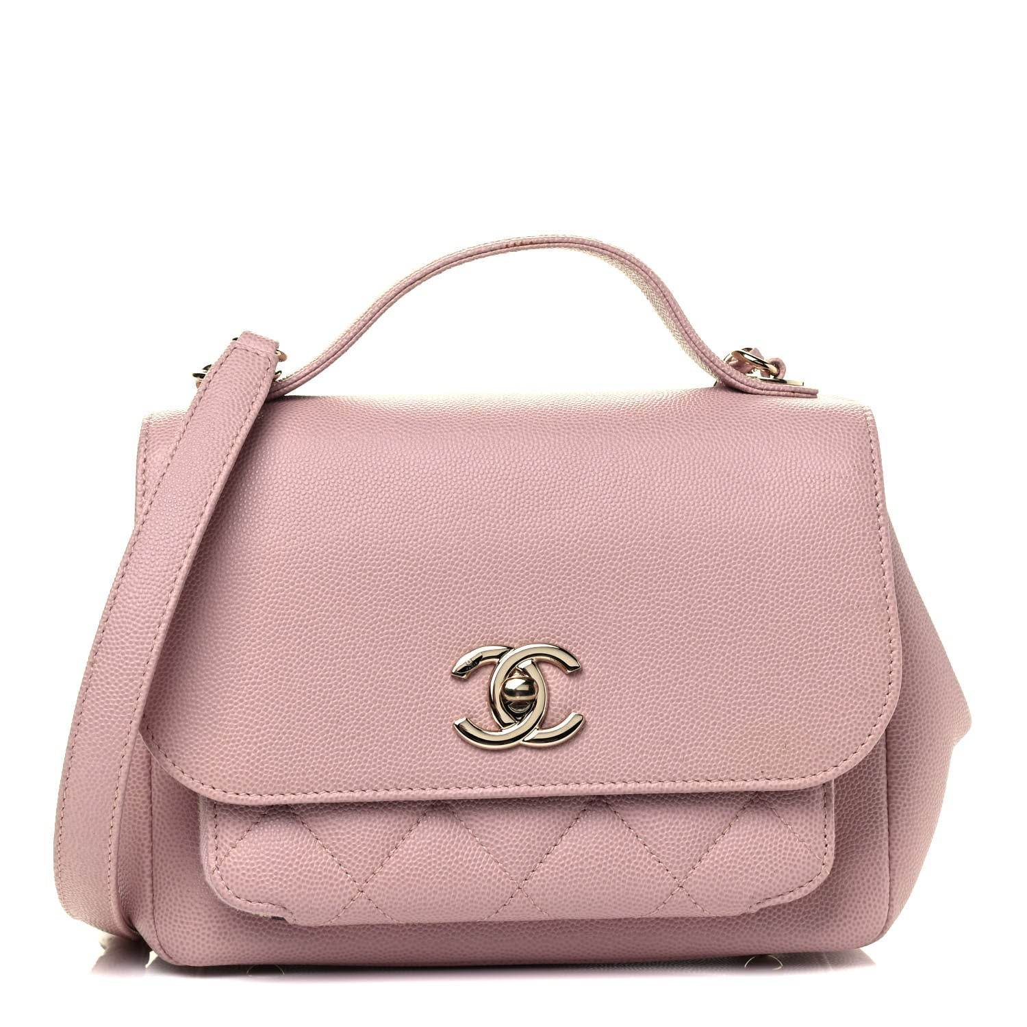 Chanel Caviar Quilted Small Business Affinity Flap Light Pink 1 of 4