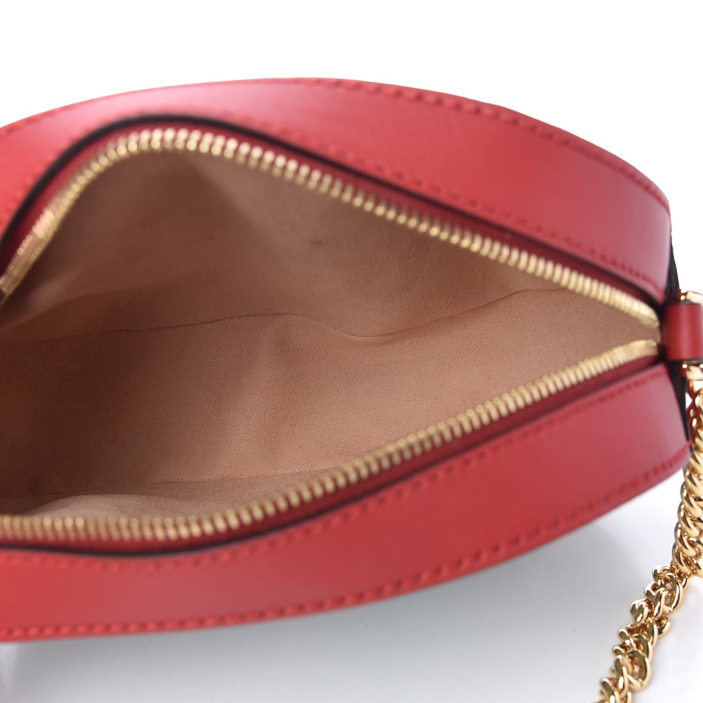 GG Supreme Monogram Blooms Mini Chain Shoulder Bag Beige Blue Navy Hibiscus Red