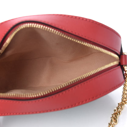 Gucci GG Supreme Monogram Blooms Mini Chain Shoulder Bag Beige Blue Navy Hibiscus Red 5 of 9