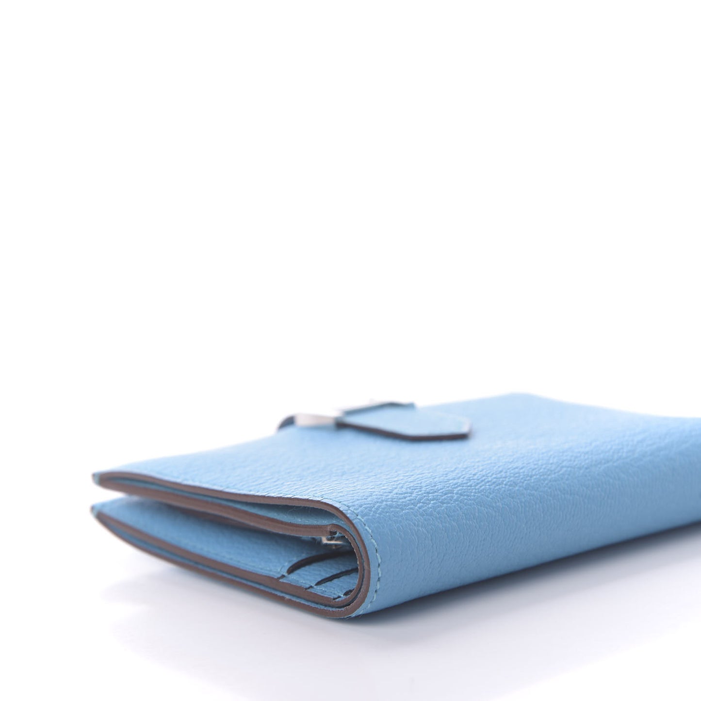 Chevre Mysore Bearn Compact Wallet Celeste