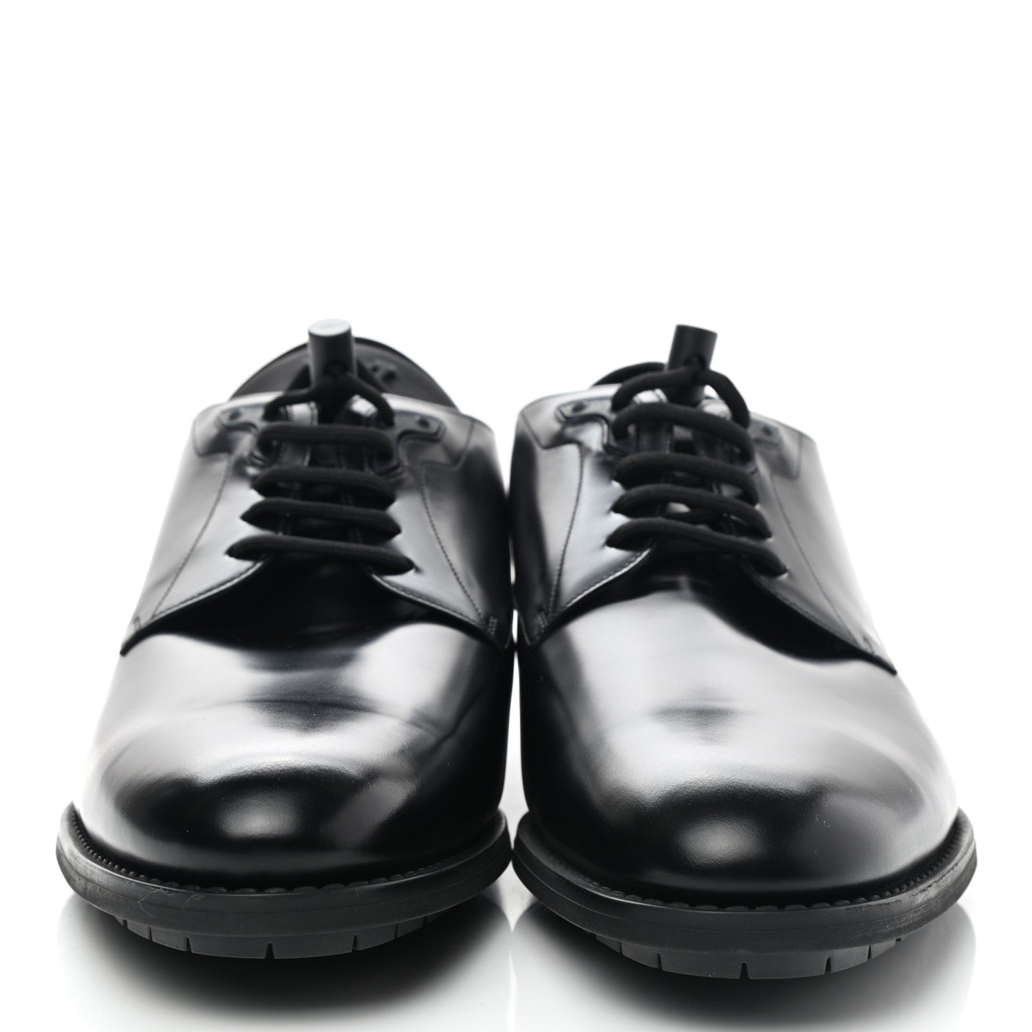 Louis Vuitton Calfskin Mens Formal Derby Shoes 9.5 Black 2 of 11