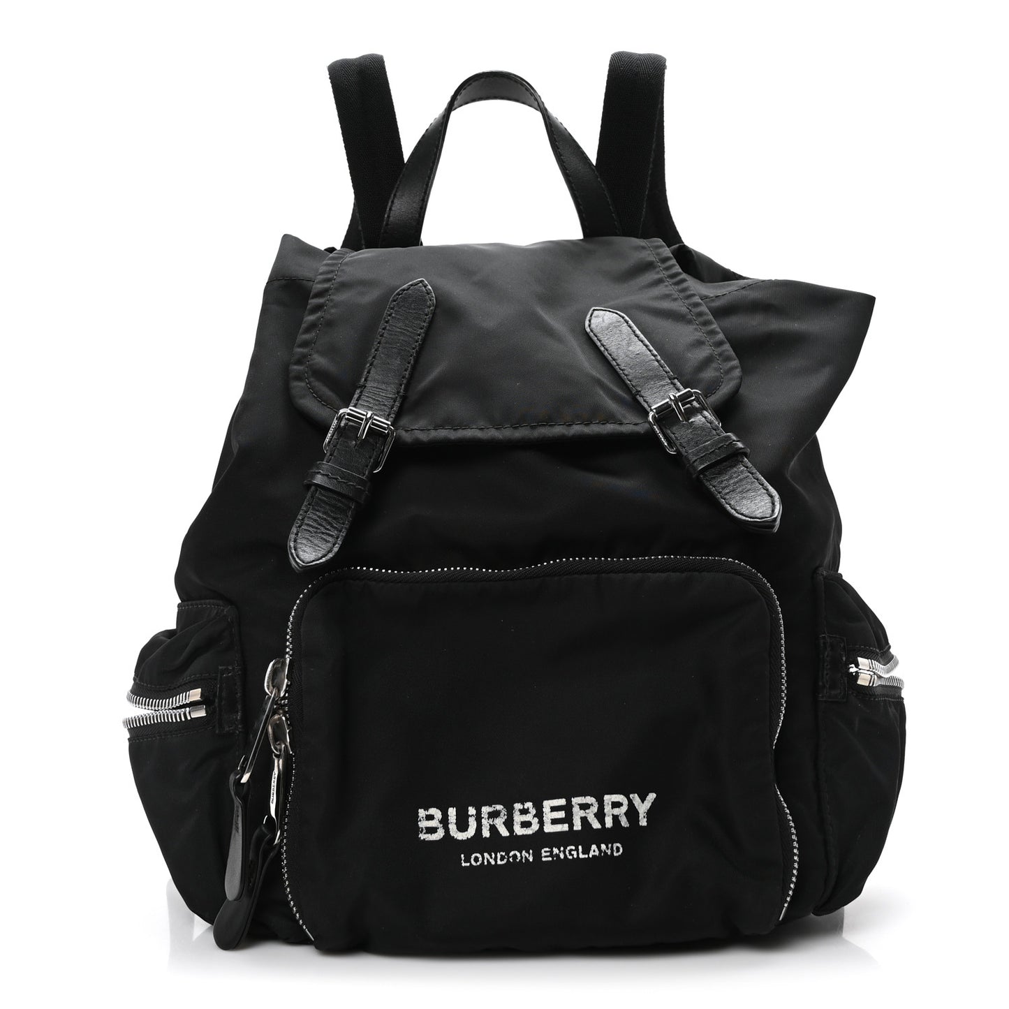 Nylon Logo Print Small Rucksack Backpack
