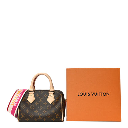 Louis Vuitton Monogram Speedy Bandouliere 20 Fuchsia 9 of 9