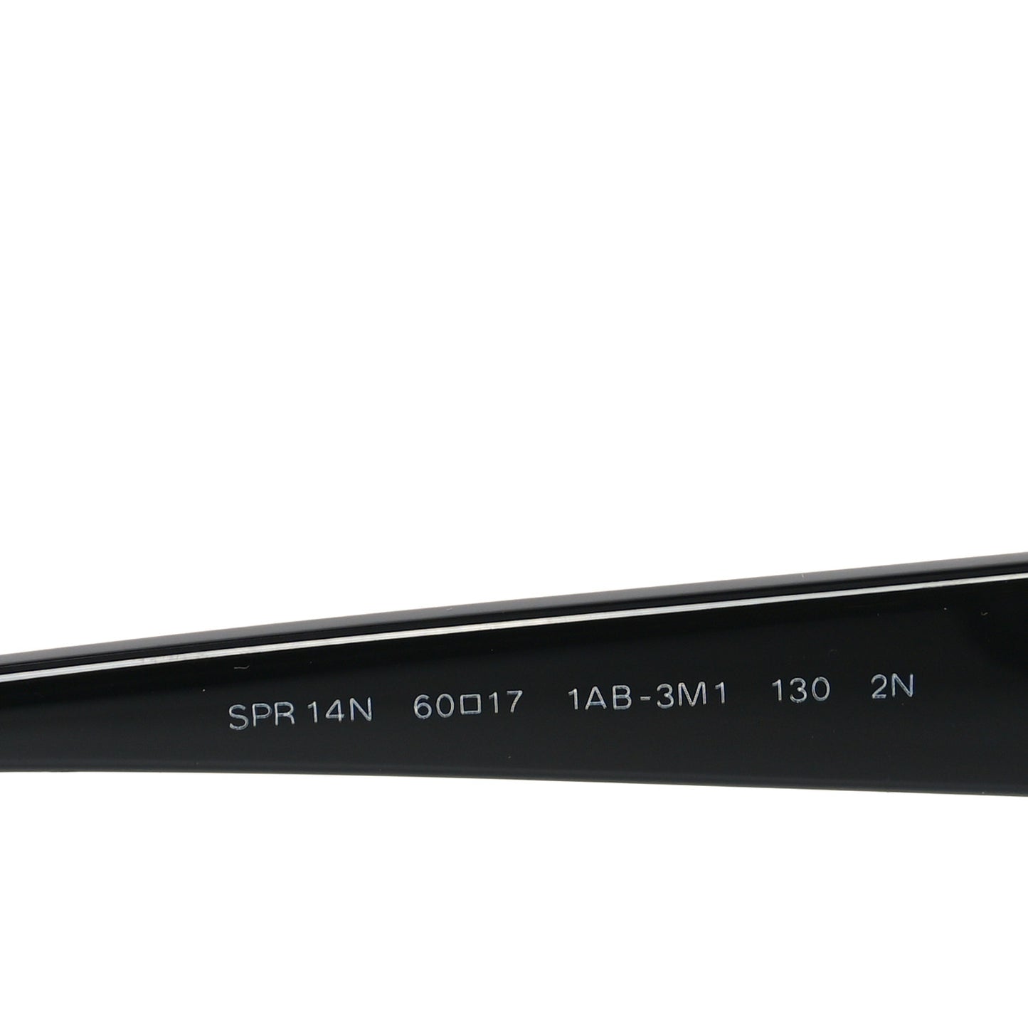 Acetate Heritage Round Sunglasses SPR14N Black