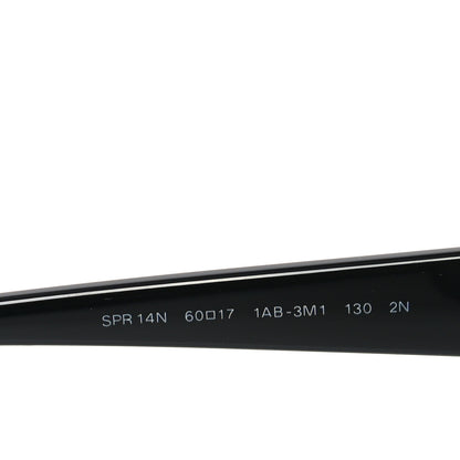 Prada Acetate Heritage Round Sunglasses SPR14N Black 6 of 7