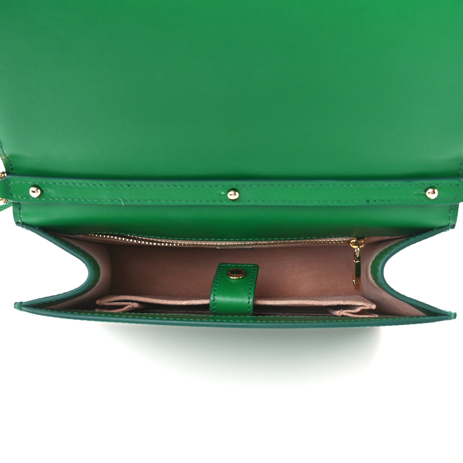 Dolce & Gabbana Calfskin DG Logo Flap Crossbody Bag Green 5 of 9