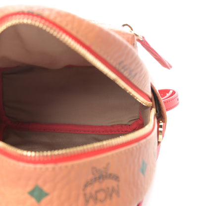 MCM Skyoptic Visetos X-Mini Stark Bebe Boo Backpack Cognac 5 of 13