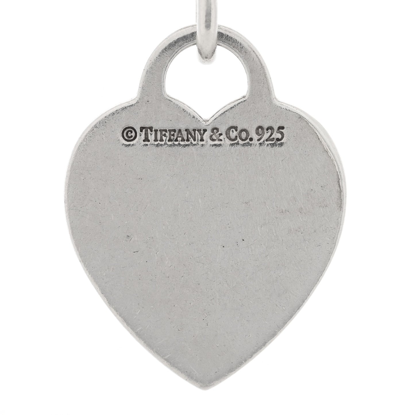 Sterling Silver Heart Tag Toggle Bracelet