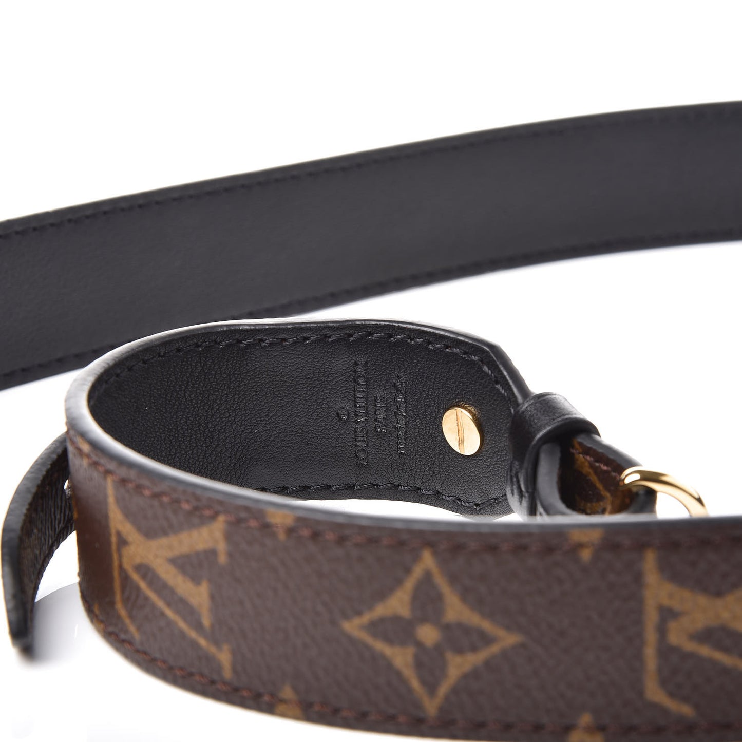 Monogram Bandouliere Shoulder Strap XL Black