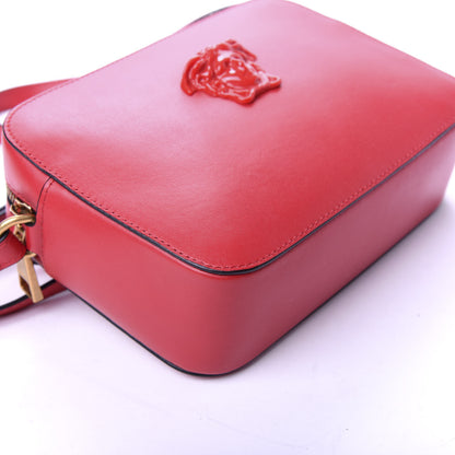 Versace Calfskin Palazzo Camera Bag Red 7 of 9