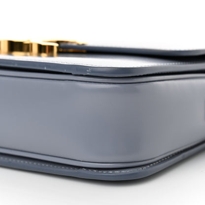 Celine Shiny Calfskin Teen Triomphe Pearl Blue 10 of 13