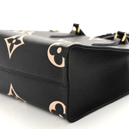 Louis Vuitton Empreinte Monogram Giant Onthego PM Black Beige 9 of 9