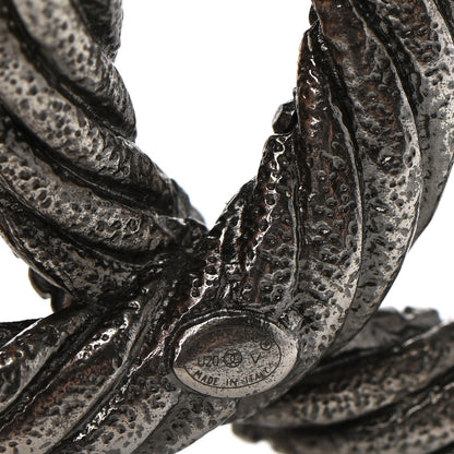 Chanel Ruthenium Twisted CC Brooch 5 of 6