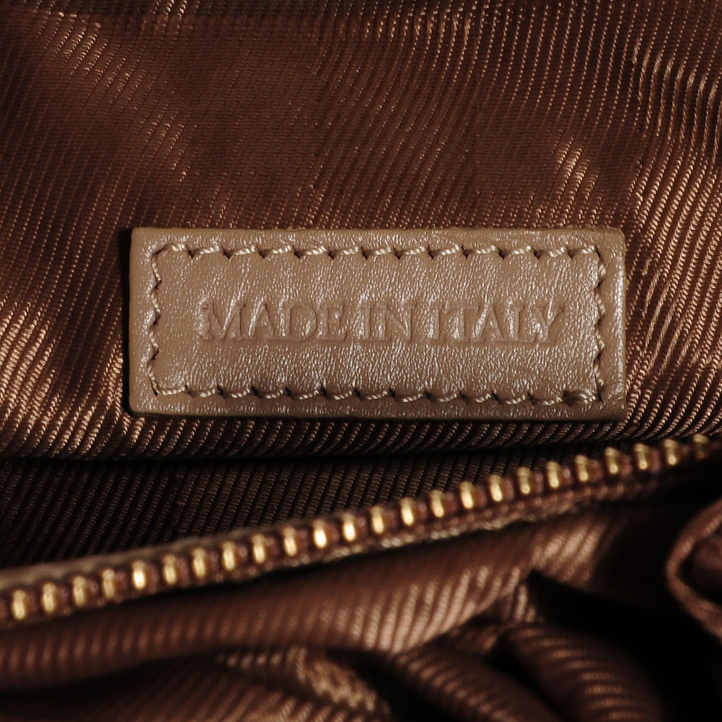 Quilted Calfskin Large Manor Tote Beige