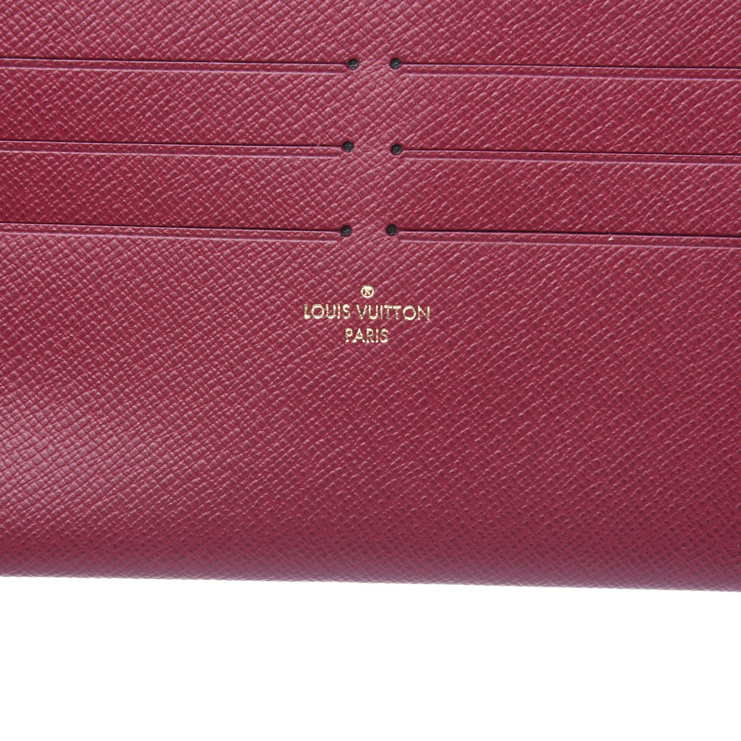 Calfskin Felicie Card Holder Insert Fuchsia