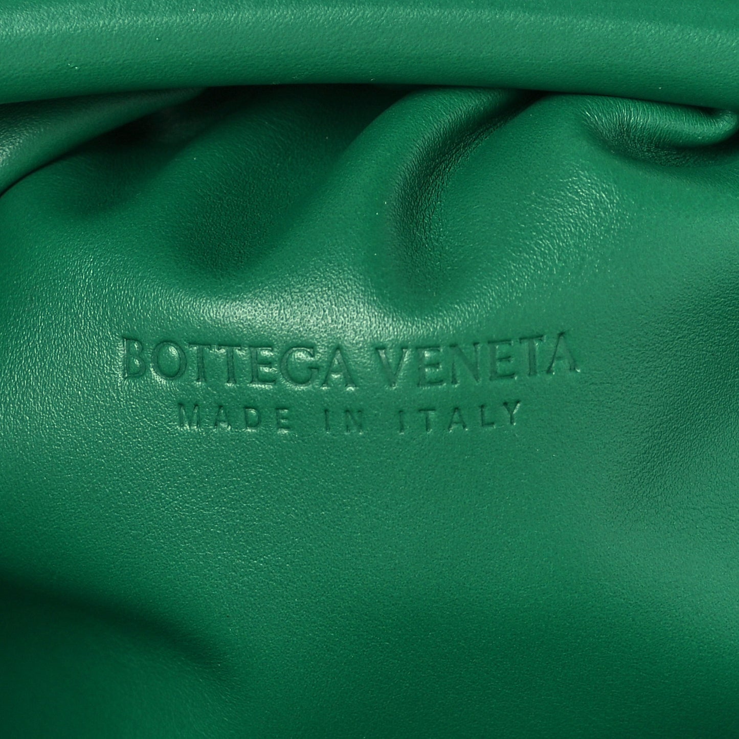 Smooth Butter Calf The Pouch Oversized Clutch Racing Green